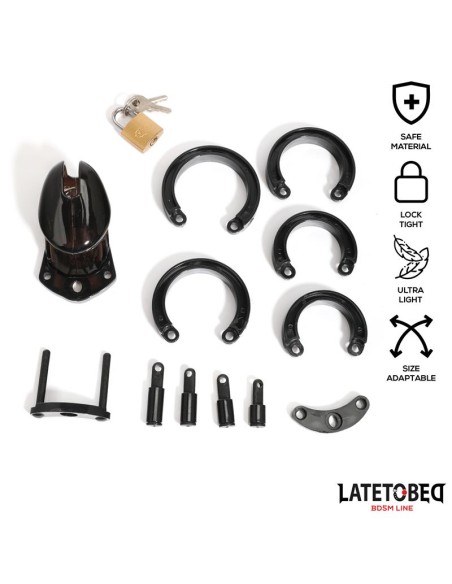 Jaula de Pene de Castidad Short Negro