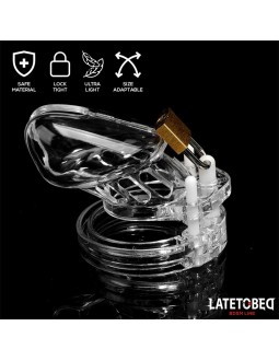 Jaula de Pene de Castidad Short Transparente