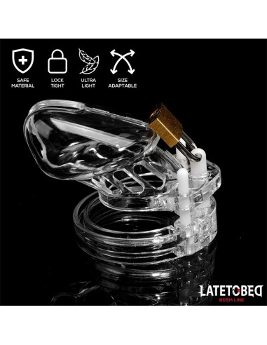 Jaula de Pene de Castidad Short Transparente