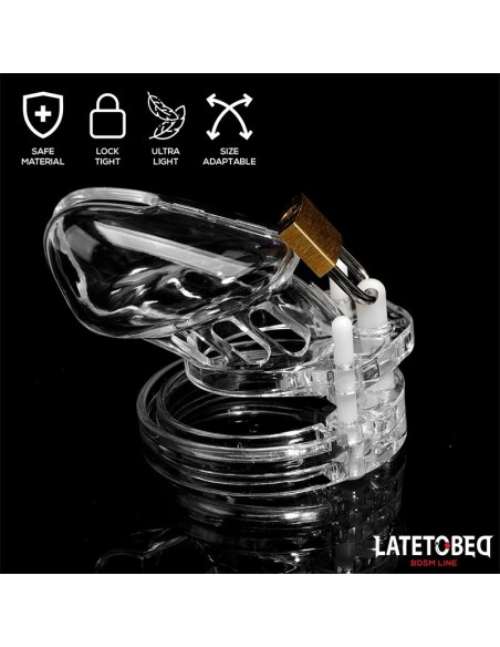 Jaula de Pene de Castidad Short Transparente