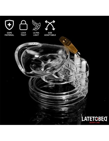 Jaula de Pene de Castidad Short Transparente