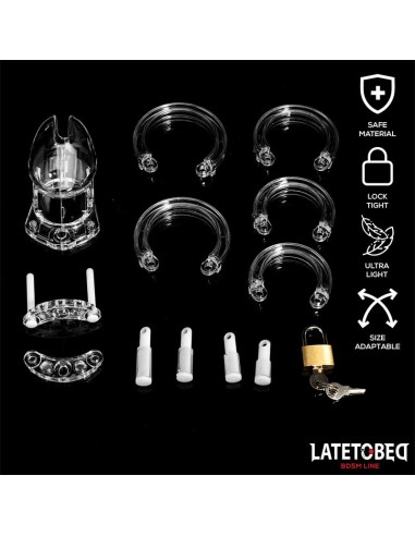 Jaula de Pene de Castidad Short Transparente