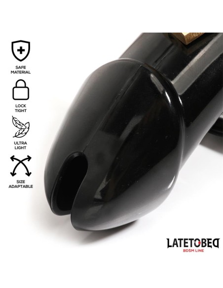 Jaula de Pene de Castidad Long Negro