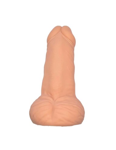 Pene con Testiculos Antiestres Goma
