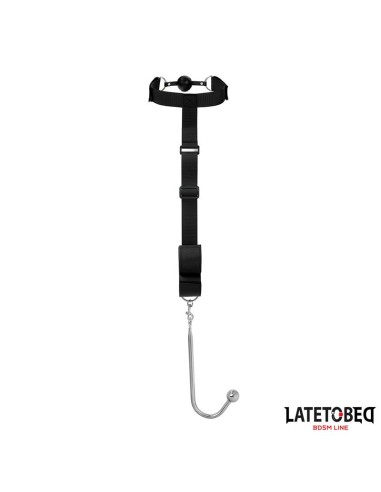 Ataduras con Mordaza Esposas y Gancho Anal