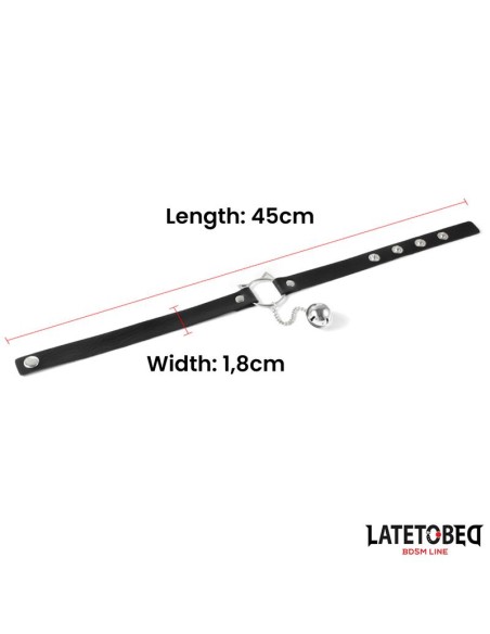 Choker con Aro con Orejitas y Cascabel