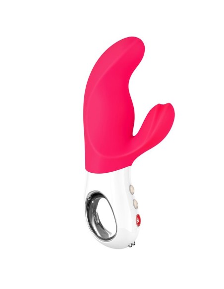 Vibrador para el Punto G Miss Bi Pink and White