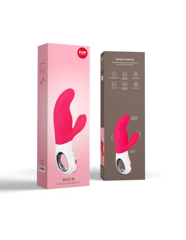 Vibrador para el Punto G Miss Bi Pink and White