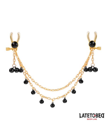 Pinzas para Pezones con Cadena y Cascabeles