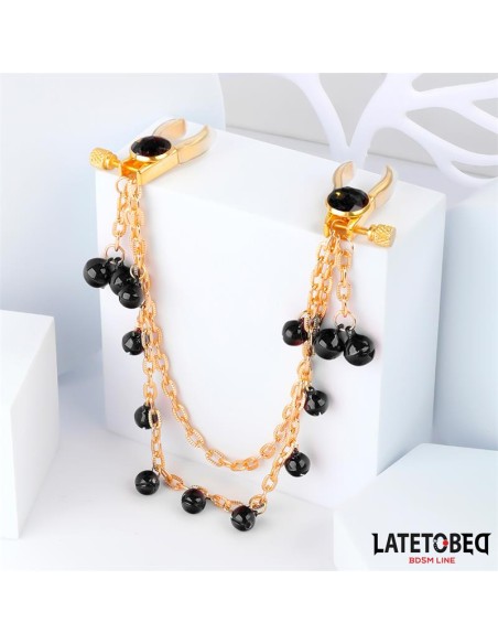 Pinzas para Pezones con Cadena y Cascabeles