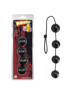 Bolas Vaginales y Anales 60 x 5 cm Negro 2