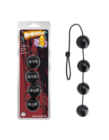 Bolas Vaginales y Anales 60 x 5 cm Negro