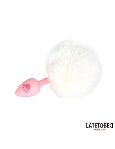Plug de Silcona con Pompon Rosa