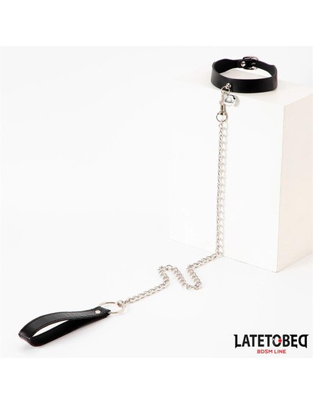 Collar con Cascabel y Correa