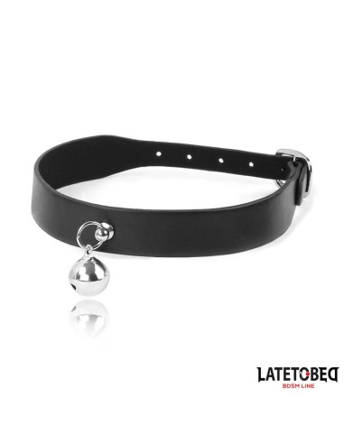 Collar con Cascabel y Correa