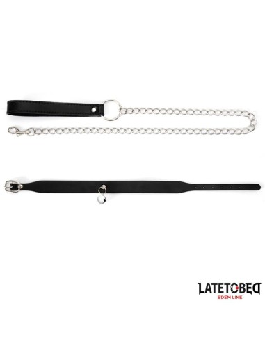 Collar con Cascabel y Correa