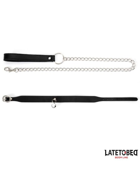 Collar con Cascabel y Correa