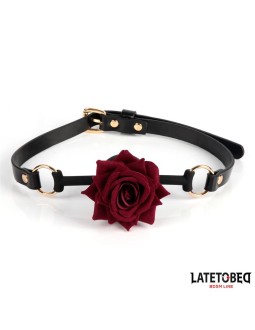 Mordaza Transpirable con Rosa