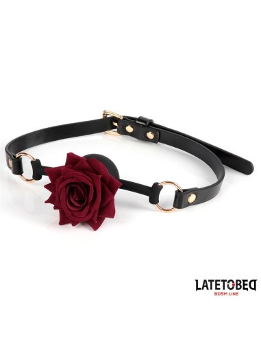 Mordaza Transpirable con Rosa