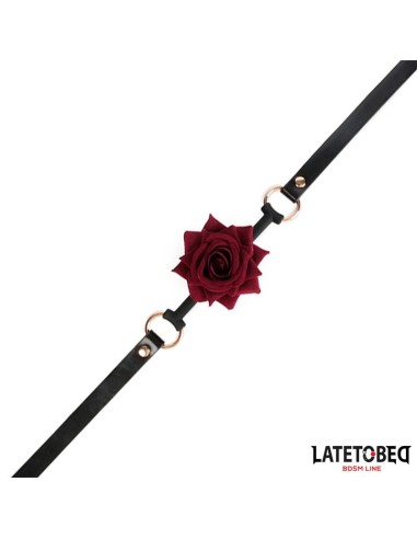 Mordaza Transpirable con Rosa