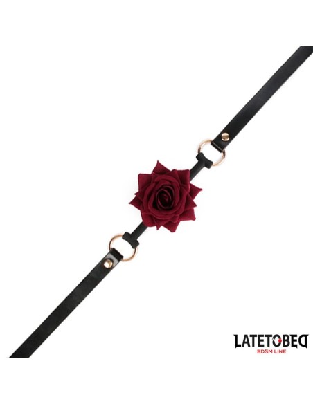 Mordaza Transpirable con Rosa