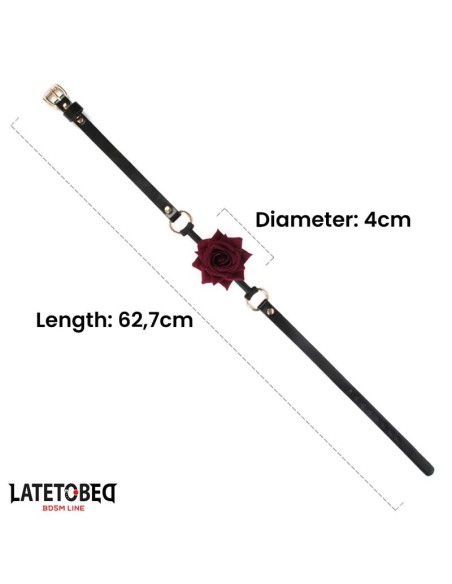 Mordaza Transpirable con Rosa