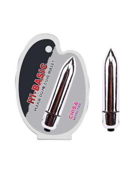 Bala Vibradora Please Do Me Love 58 x 18 cm Plata