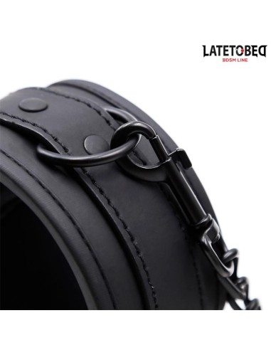 Esposas con Cadena Negro Solido