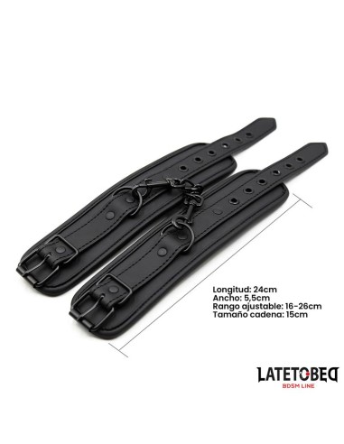 Esposas para Tobillos Negro Solido