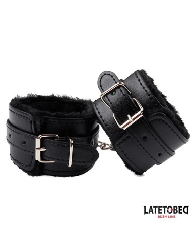 Esposas para Tobillos con Pelo Negro