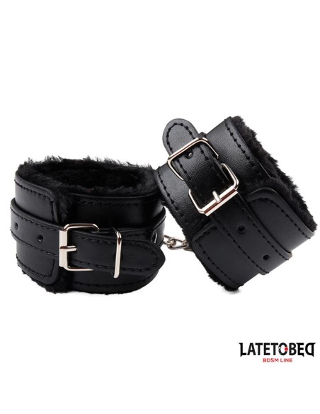 Esposas para Tobillos con Pelo Negro