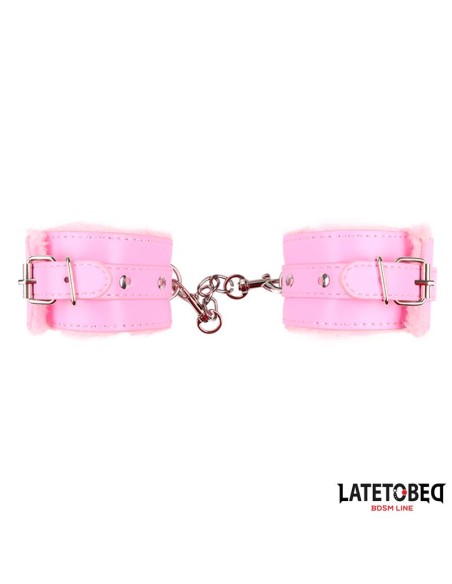 Esposas para Tobillos con Pelo Rosa
