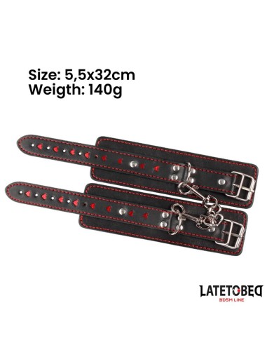 Esposas para Tobillos con Cadena y Corazones