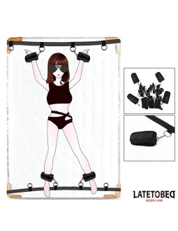 Ataduras para la Cama con 4 Enganches