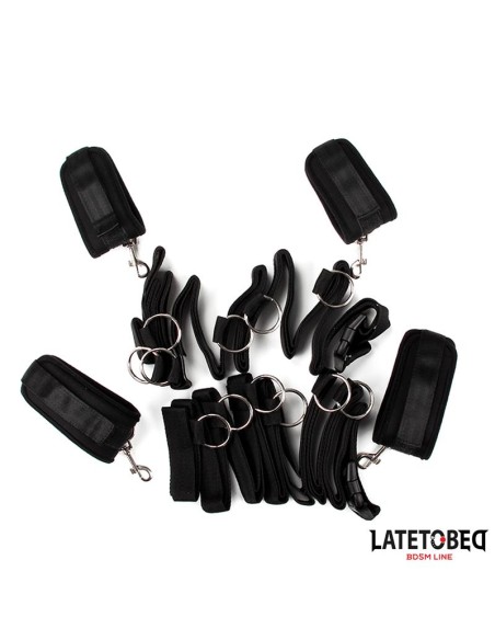Ataduras para la Cama con 4 Enganches