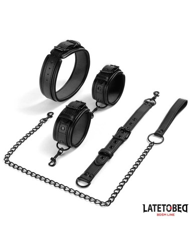 Restricciones con Collar con Correa y Esposas