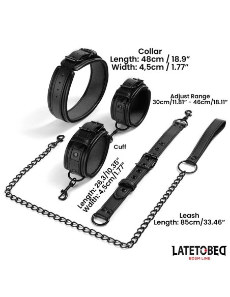 Restricciones con Collar con Correa y Esposas