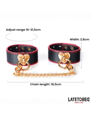 Esposas con Cadena Dorada