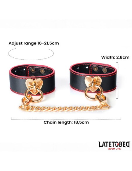 Esposas con Cadena Dorada