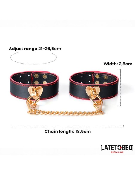 Esposas para Tobillos con Cadena Dorada