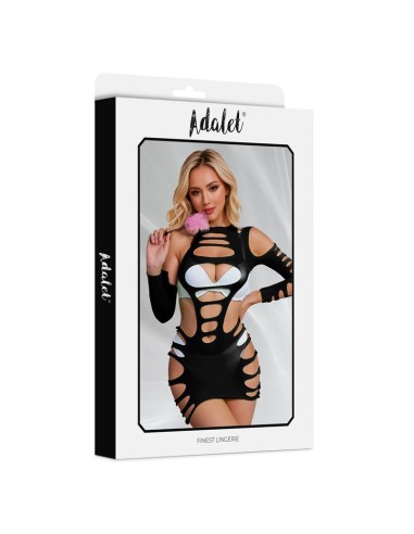 Willow Vestido Hollow out Negro Talla unica