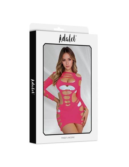 Willow Vestido Hollow out Rosa Talla unica