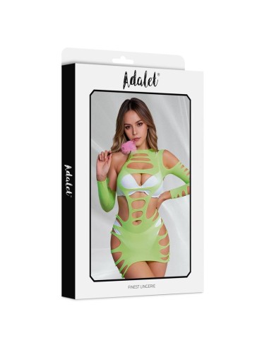 Willow Vestido Hollow out Amarillo Talla unica