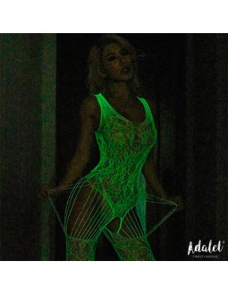 Beatrice Bodystocking Brilla en la Oscuridad Talla unica 2