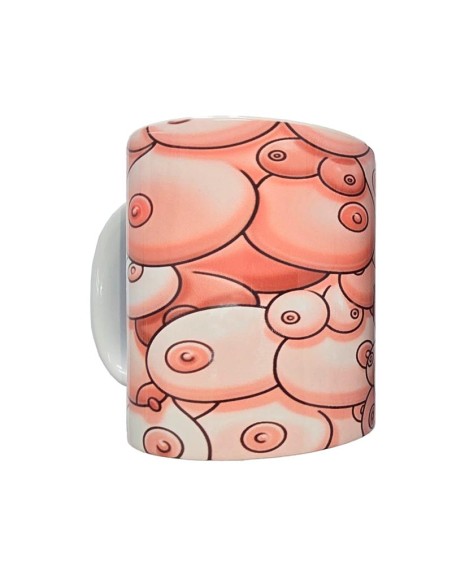 Taza Color Pechos 370ml