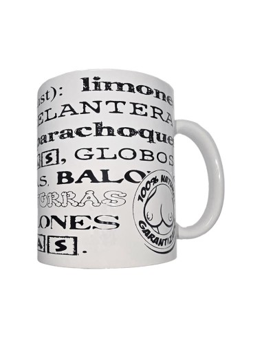 Taza Mug Sinonimos Pechos 370ml