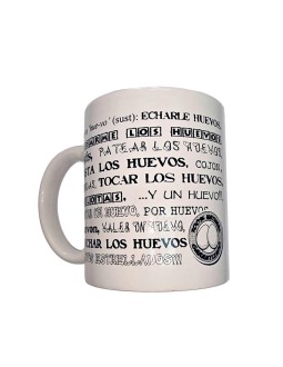 Taza Mug Sinonimos Huevos 370ml