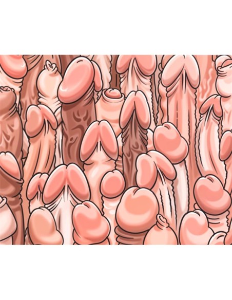 Alfombrilla para Raton con Penes 22 x 18 cm