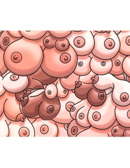 Alfombrilla para Raton Pechos 22 x 18 cm