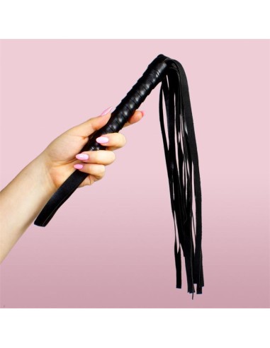 Flogger de Cuero 45 cm Negro